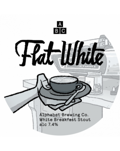 ALPHABET FLAT WHITE 7.4degre - KEYKEG FUT 30L