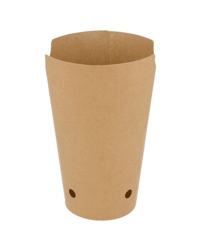 Gobelet à fritures avec fermeture 16oz 11.5 cm X50